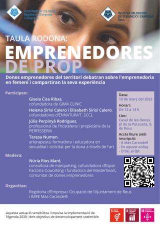 Cartell Emprenedores de prop