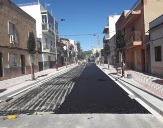 Asfaltat carrer de Roger de Llúria