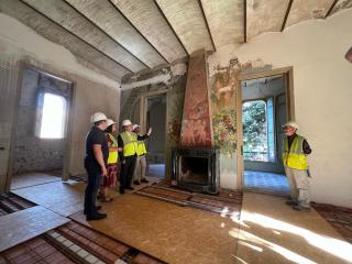 Visita d'obres al Mas Totosaus juliol 2022