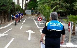 Activitat d'educació viària al Parc de Trànsit