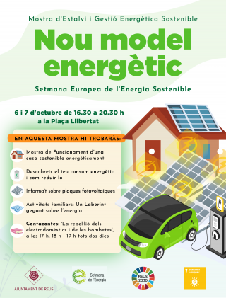 Cartell de la Mostra d’estalvi i gestió energètica sostenible