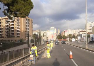 Obres carril bici avinguda de Tarragona