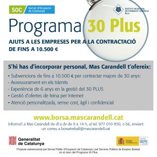 Imatge programa 30 Plus