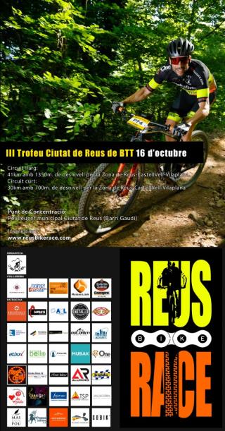 Cartell II Trofeu Ciutat de Reus de BTT – Reus Bike Race 2022