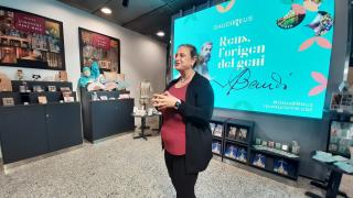 Roda de premsa novetats botiga i espai de rebuda dels visitants al Gaudí Centre