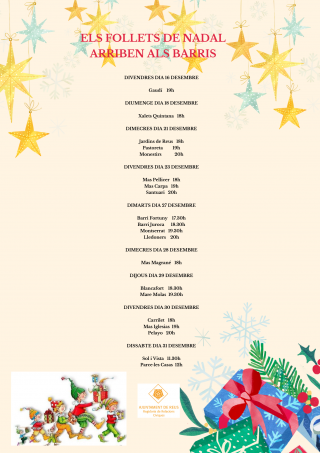 Cartell dels Follets als Barris