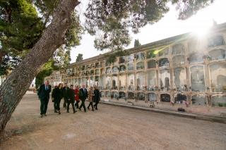 Visita institucional treballs exhumació Cipriano Martos Cementiri General de Reus