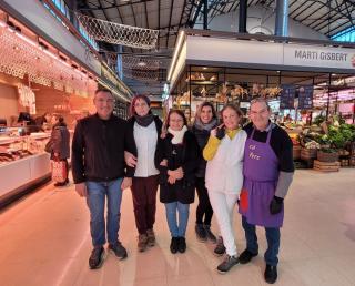 Pradistes del mercats que han col·laborat en la campanya Banc dels Aliments