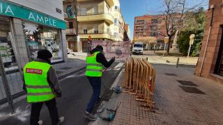 Obres plaça del Víctor i entorn