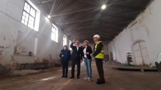 Visita d'obres al Centre Cívic Gregal