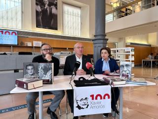 Presentació de l'Any Amorós 2023 a la Biblioteca Xavier Amorós