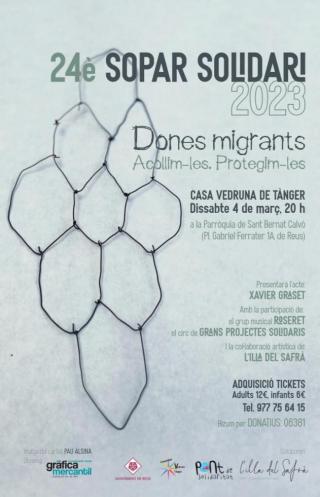 Cartell 24è Sopar Solidari