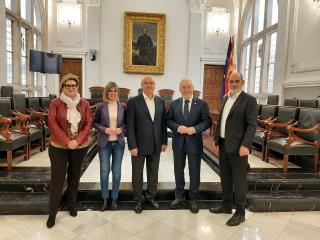 Visita institucional del president del Consell Social de la URV