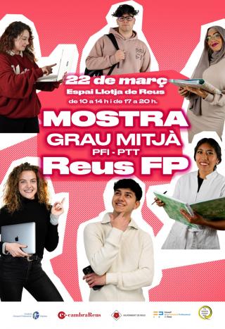 Cartell de la primera mostra de grau mitjà PFI-PTT Reus FP