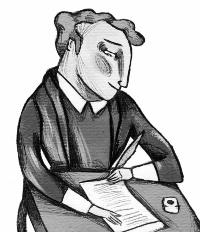 Il·lustració d'Ignasi Blach del Rector de Vallfogona pel Dia Mundial de la Poesia
