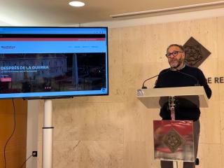 Daniel Recasens presenta el nou web de Reus Cultura