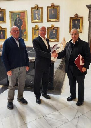 Signatura del conveni de col·laboració entre l’Ajuntament i la Fundació Mossèn Frederic Bara
