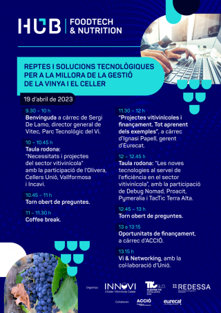 Cartell primera jornada Hub Foodtech & Nutrition