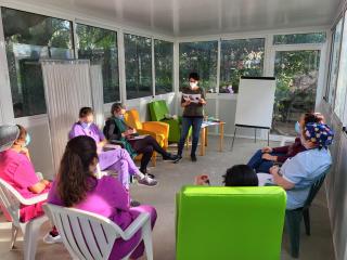 Presentació Voluntariat per la Llengua residència Ítaca