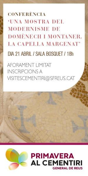 Cartell conferència i visita capella Margenat