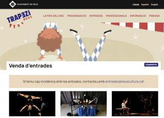 Venta d'entrades a la web trapezi.cat