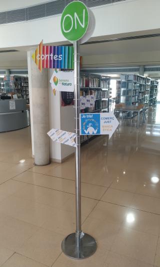 Senyalització a les biblioteques pel programa On Off