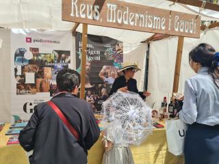 Estand de Reus Promoció a la Fira Modernista de Terrassa