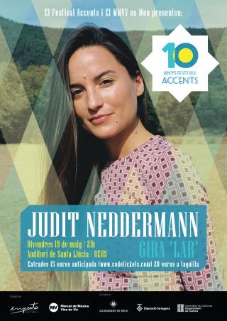 Cartell concert Judit Neddermann a Reus