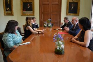 Visita institucional del delegat del govern de l'Estat a Catalunya, Carlos Prieto