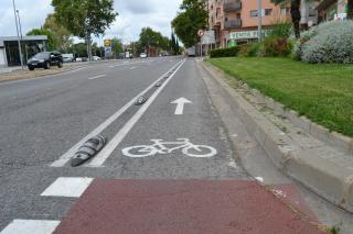 Carril bici de l'avinguda de Sant Bernat Calbó