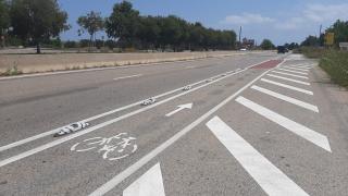 Carril bici de l'avinguda de Bellissens