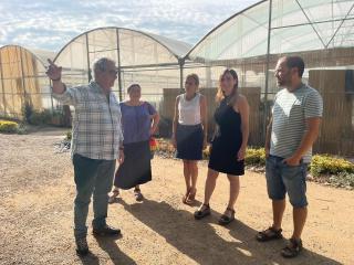 Visita de l'alcaldessa a l'Institut d'Horticultura