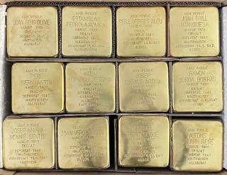 Foto genèrica llambordes Stolperstein