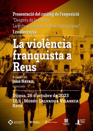 Cartell presentació catàleg exposició Després de la Guerra