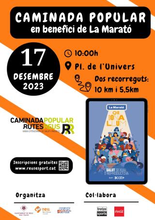 Cartell Caminada per la Marató