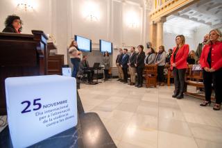 Acte institucional amb motiu del Dia Internacional per a l'Eliminació de la Violència envers les Dones