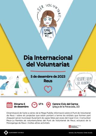 Cartell Dia Internacional del Voluntariat 2023