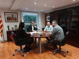 Reunió del regidor de l’àrea de Serveis Generals, Hisenda i Bon Govern amb representants de l’Associació d’Hostaleria de Reus