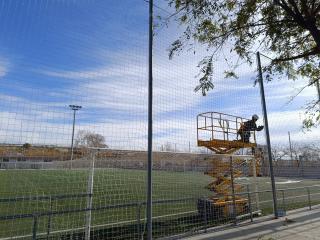 Posada a punt camp futbol municipal Mas Iglesias