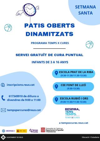 Cartell Patis Oberts Dinamitzats