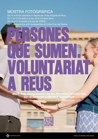 Cartell de l'exposicío Punt del voluntariat