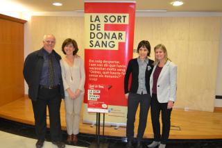 Imatge de la presentació de la 13ª Marató de donació de sang de Reus