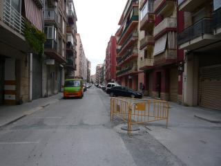 Imatge del carrer de Benidorm, on s'han fet millores al clavegueram