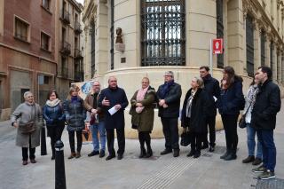 Parlaments de la descoberta del bust d'Eduard Toda