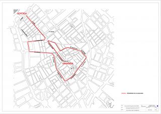 Imatge itinerari Cavalcada Reis d'Orient 2017 Reus