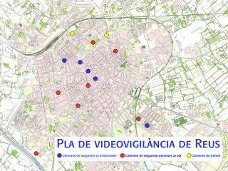 Plànol del Pla de Videovigilància