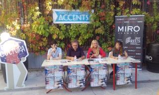 Imatge de l'acte de presentació del cicle Accents aquest dijous a Cal Massó