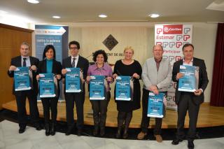 Imatge de la presentació del concert solidari previst a Reus el 16 d'abril de 2016