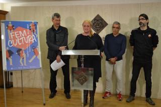 Imatge de la presentació de l'exposició sobre el Centre de Lectura