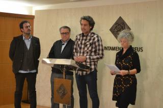 Un moment de la presentació de la programació del Teatre Bartrina hivern i primavera 2015